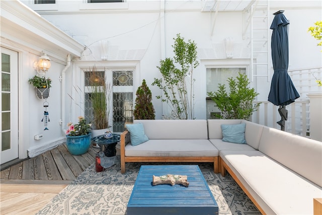 519 Bellevue Ave Unit 2N, Newport, RI 02840 - deck featuring outdoor lounge area