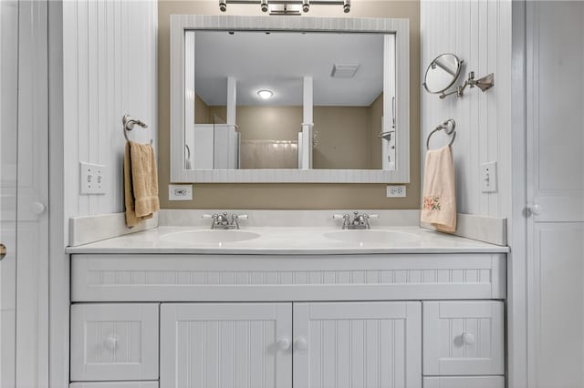 435 Allen Ave, South Kingstown, RI 02879 - full bathroom featuring double vanity and a shower