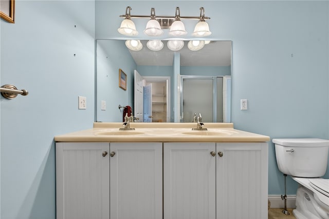 435 Allen Ave, South Kingstown, RI 02879 - full bathroom featuring double vanity and a shower stall