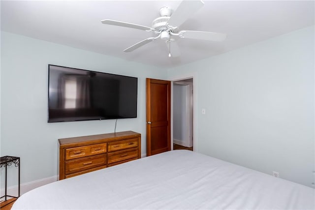 36 Walton St, Providence, RI 02908 - bedroom featuring a ceiling fan and baseboards