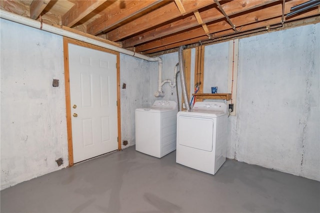 196 William Henry Rd, Scituate, RI 02857 - unfinished basement with independent washer and dryer