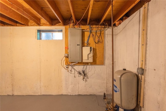 196 William Henry Rd, Scituate, RI 02857 - below grade area with electric panel and heating fuel