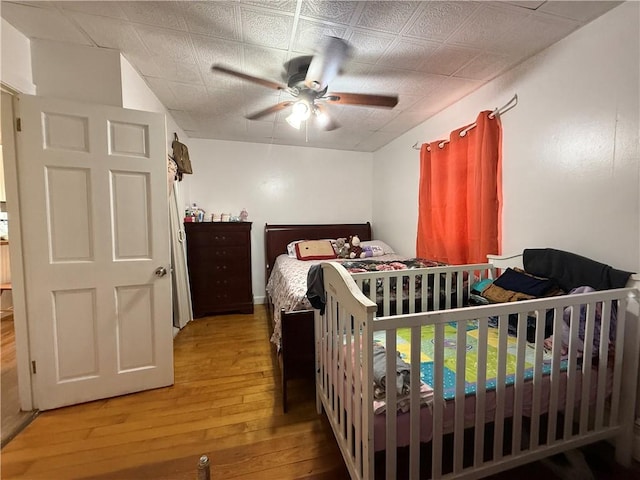 141 Pomona Ave, Providence, RI 02908 - bedroom featuring hardwood / wood-style flooring and a ceiling fan