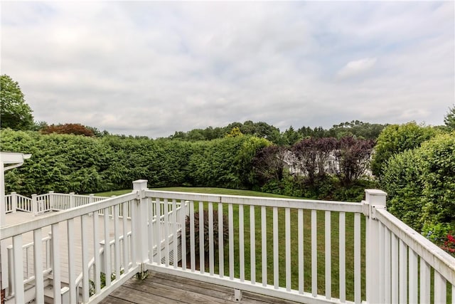 11 Macintosh Dr, Smithfield, RI 02828 - wooden terrace with a yard