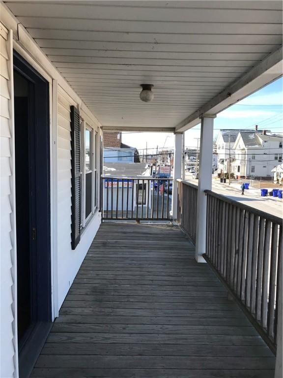 877 Central Ave, Pawtucket, RI 02861 - view of wooden terrace