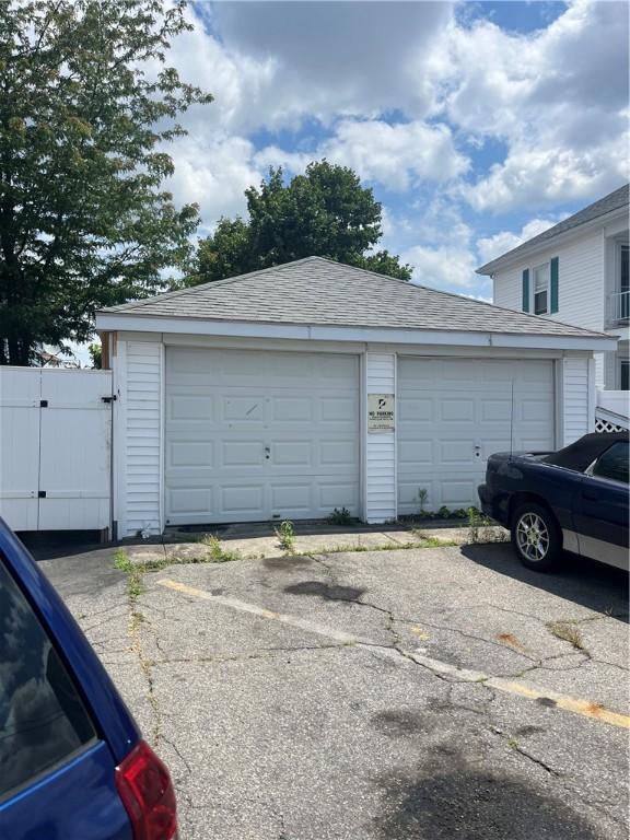 877 Central Ave, Pawtucket, RI 02861 - view of garage