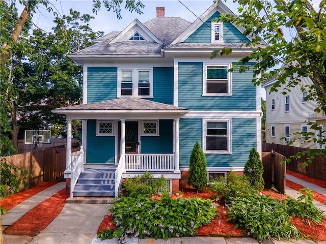 192 Lenox Ave, Providence, RI 02907 - view of front of home featuring a porch and roof with shingles