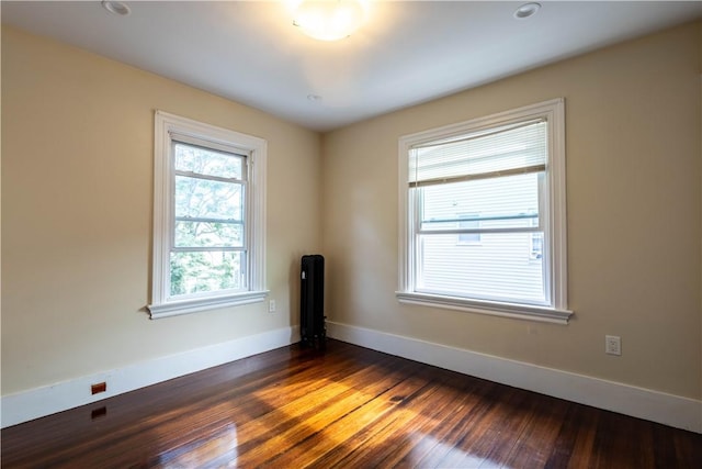 192 Lenox Ave, Providence, RI 02907 - spare room featuring dark wood-style flooring and recessed lighting