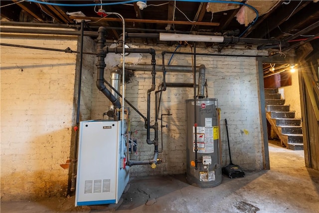 192 Lenox Ave, Providence, RI 02907 - utility room with gas water heater