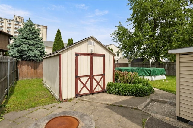 22 Parsons Ave, East Providence, RI 02914 - view of shed featuring a fenced backyard