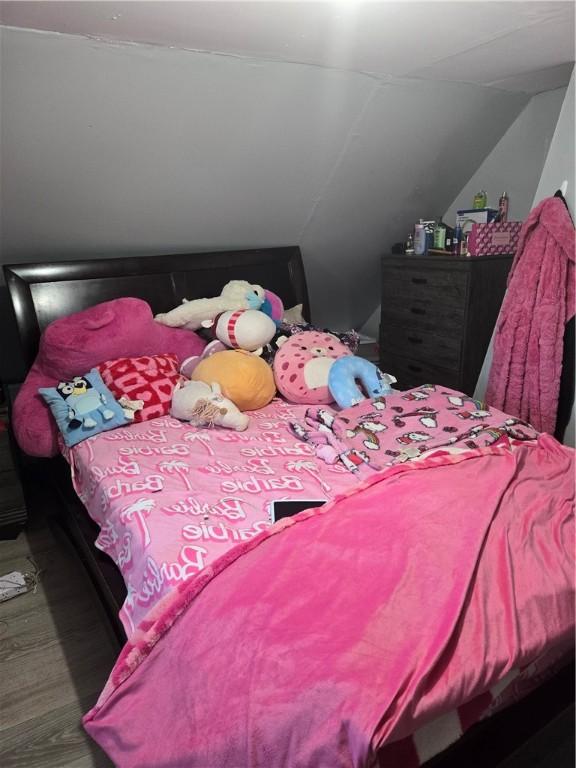 45 Harrison St, Pawtucket, RI 02860 - bedroom featuring wood finished floors and lofted ceiling
