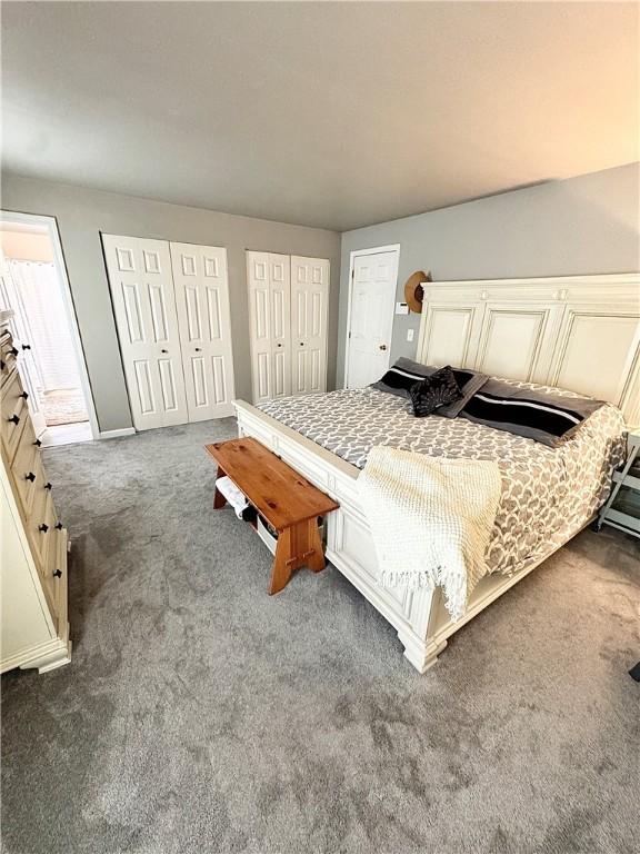 8 Orchard St, West Warwick, RI 02893 - bedroom with carpet and two closets