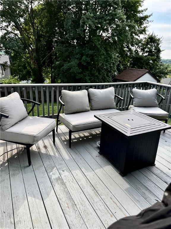 8 Orchard St, West Warwick, RI 02893 - view of deck