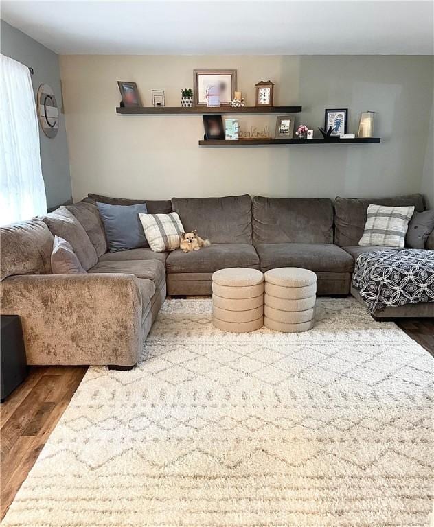 8 Orchard St, West Warwick, RI 02893 - living area with wood finished floors