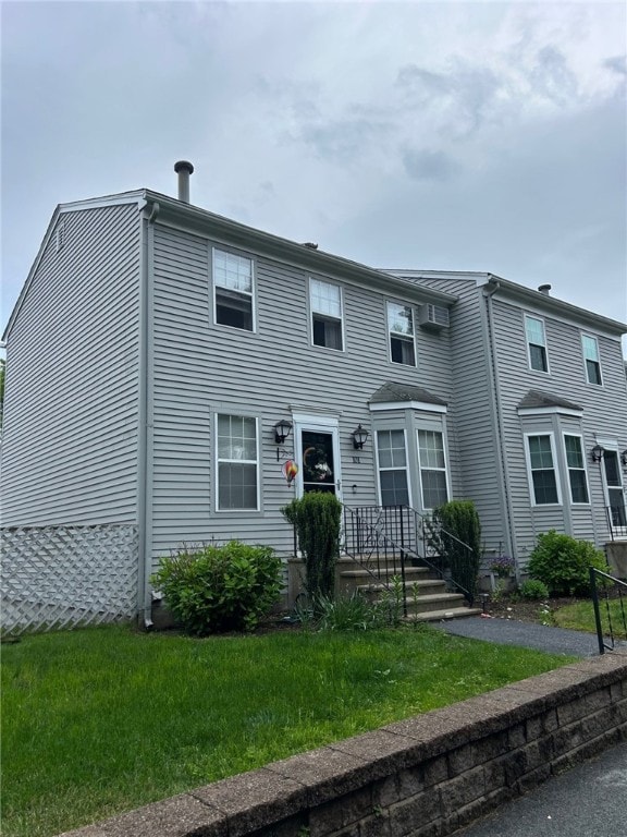 565 Quaker Ln Unit 101, West Warwick, RI 02893 - view of front of property with a front lawn