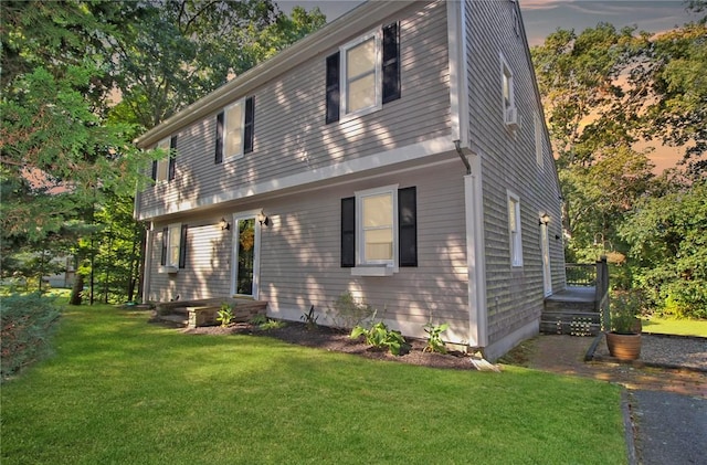 60 Tower Hill Rd, Tiverton, RI 02878 - colonial house featuring a front yard