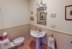 60 Tower Hill Rd, Tiverton, RI 02878 - bathroom with wainscoting