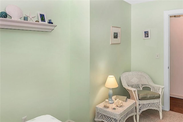 60 Tower Hill Rd, Tiverton, RI 02878 - sitting room featuring baseboards and carpet
