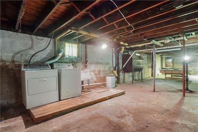 68 Friendly Rd, Cranston, RI 02910 - basement with washer and dryer