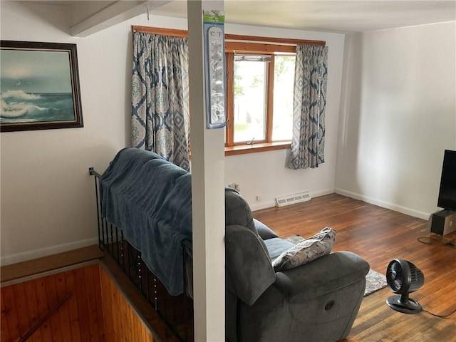 14 Jaycee Dr, West Warwick, RI 02893 - living area featuring baseboards and wood finished floors