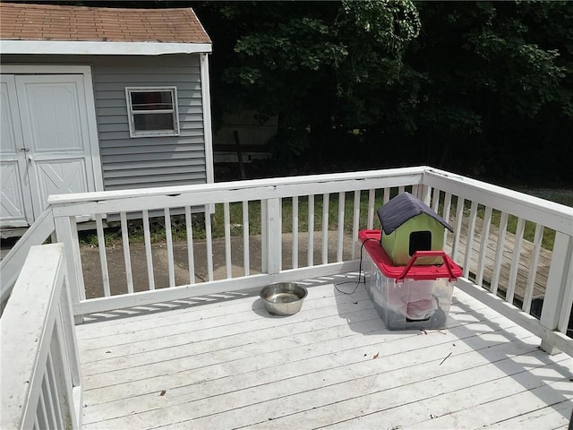 14 Jaycee Dr, West Warwick, RI 02893 - wooden terrace with an outbuilding