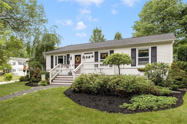 27 Nixon St, Cumberland, RI 02864 - view of front of property with a front yard