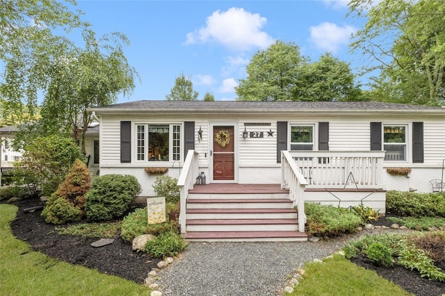 27 Nixon St, Cumberland, RI 02864 - view of front facade featuring brick siding