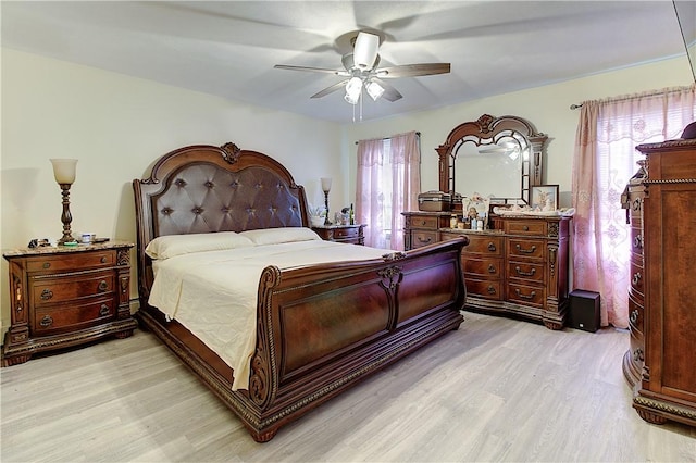 10 E St Unit 316, Cranston, RI 02920 - bedroom with light wood-style flooring and ceiling fan