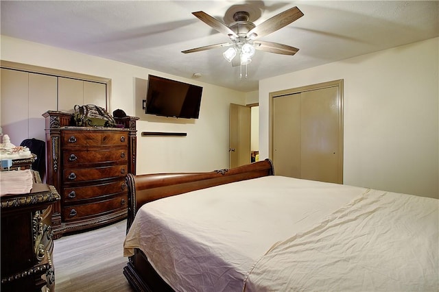 10 E St Unit 316, Cranston, RI 02920 - bedroom featuring wood finished floors and ceiling fan