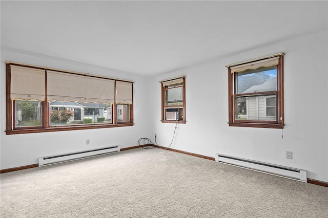 321 Beckwith St, Cranston, RI 02910 - carpeted spare room featuring baseboard heating