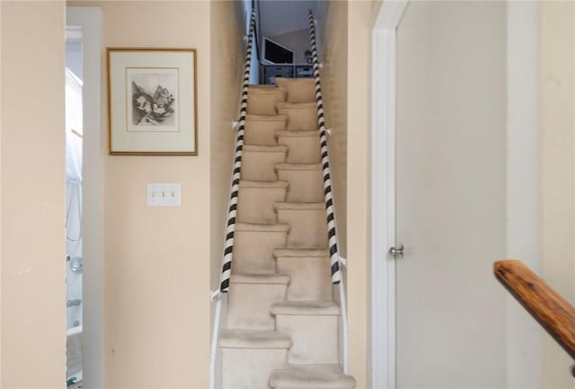 668 Indian Ave, Middletown, RI 02842 - view of staircase