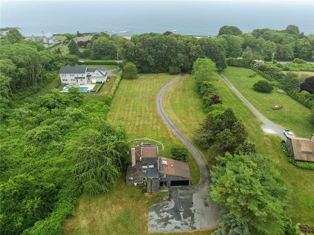 668 Indian Ave, Middletown, RI 02842 - aerial view of a nearby body of water
