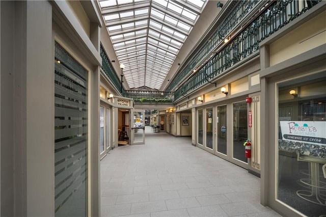 65 Weybosset St Unit 211, Providence, RI 02903 - hall featuring a skylight