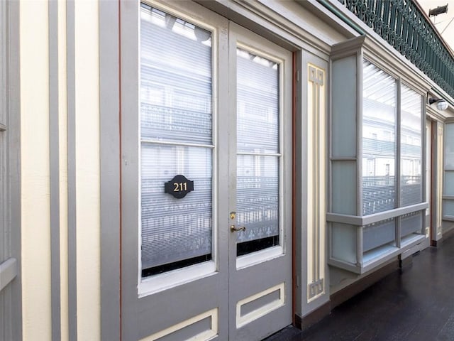 65 Weybosset St Unit 211, Providence, RI 02903 - entryway featuring french doors