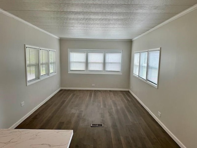 4 Lane B Ln, Coventry, RI 02816 - empty room featuring plenty of natural light, ornamental molding, and dark wood finished floors