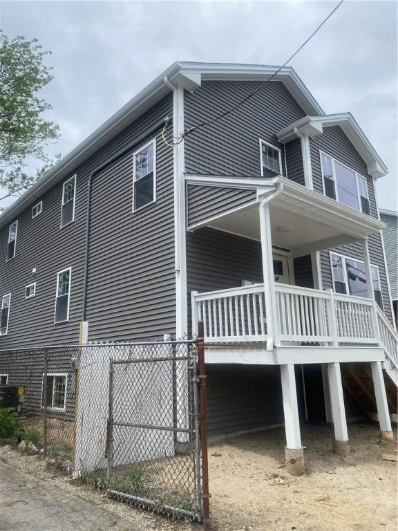 11 Chambers St, Providence, RI 02907 - view of home's exterior featuring a carport