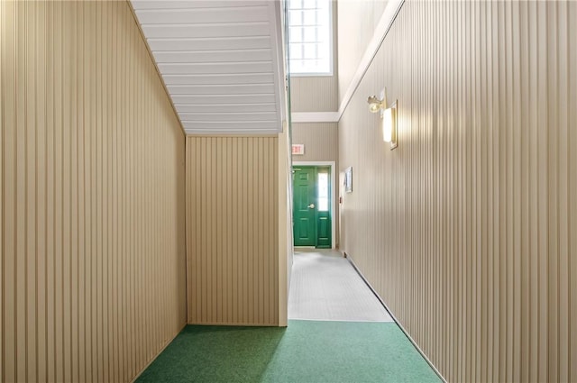 120 Mill St Unit 103, Woonsocket, RI 02895 - corridor featuring light colored carpet