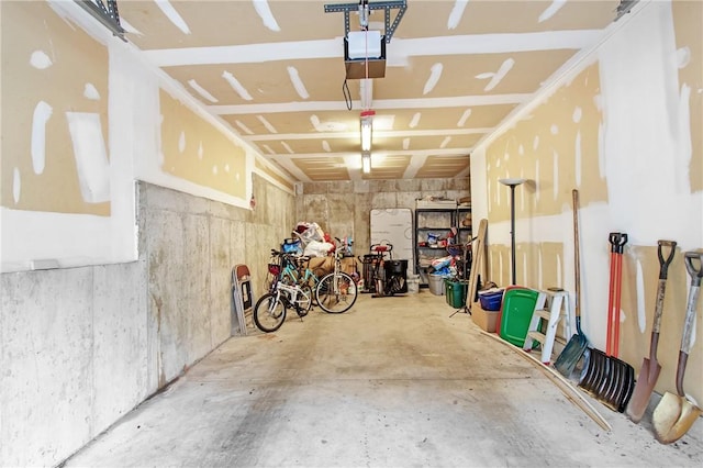 120 Mill St Unit 103, Woonsocket, RI 02895 - garage with a garage door opener