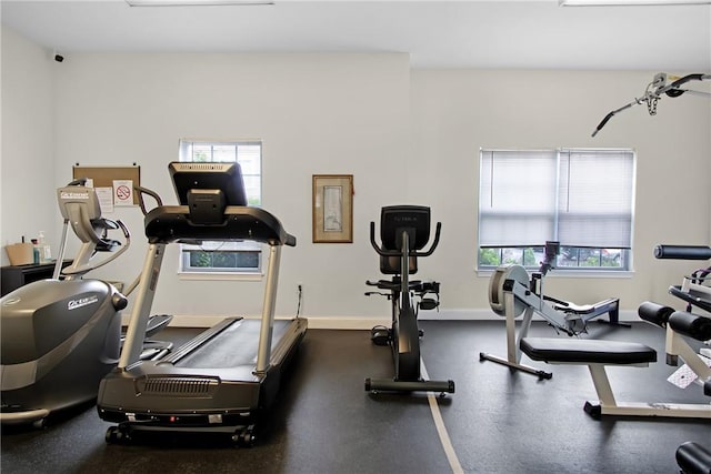 120 Mill St Unit 103, Woonsocket, RI 02895 - exercise room with healthy amount of natural light