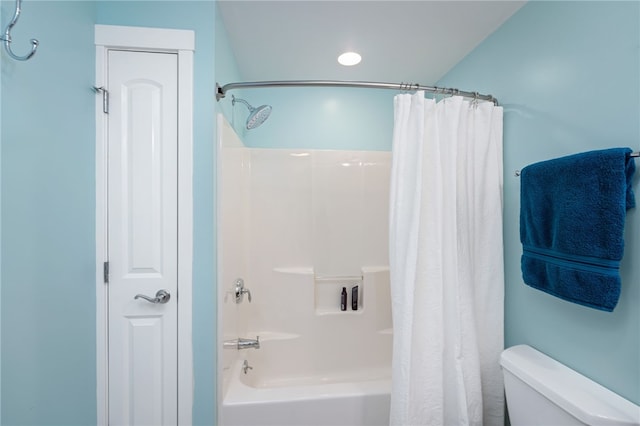 333 Atwells Ave Unit 302, Providence, RI 02903 - full bath featuring shower / tub combo and recessed lighting