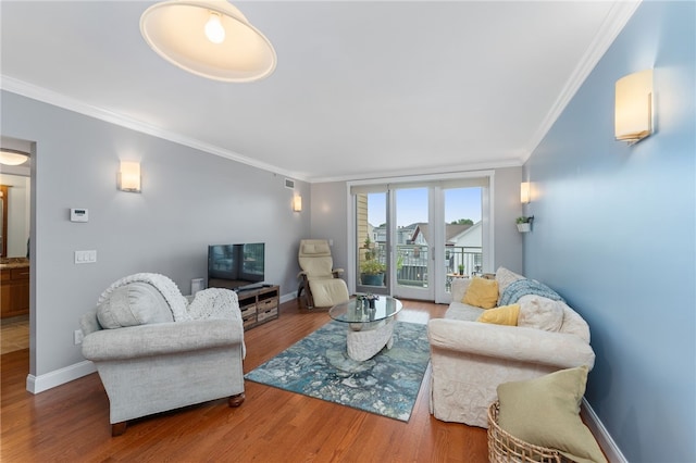 333 Atwells Ave Unit 302, Providence, RI 02903 - living area with crown molding and wood finished floors
