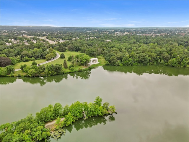 112 Edgewood Blvd, Providence, RI 02905 - aerial view of a nearby body of water and a forest