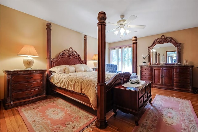 240 Smith St, Attleboro, MA 02703 - bedroom with light wood-type flooring and a ceiling fan