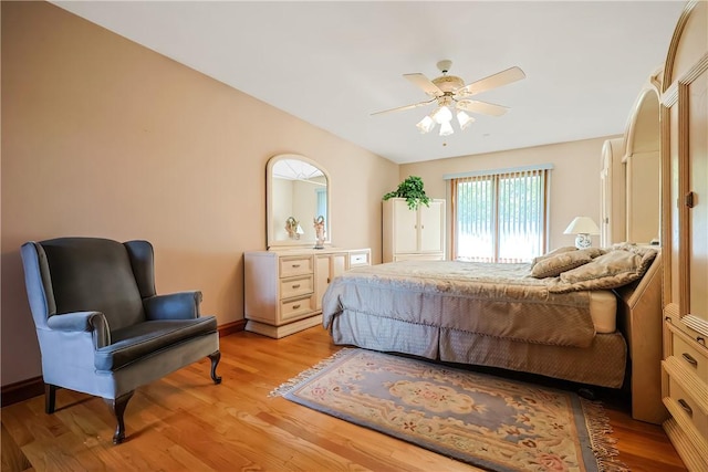 240 Smith St, Attleboro, MA 02703 - bedroom with light wood finished floors and a ceiling fan