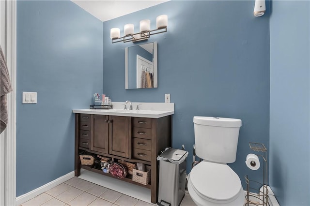 8 Gale Ct, North Providence, RI 02904 - bathroom with vanity and tile patterned floors