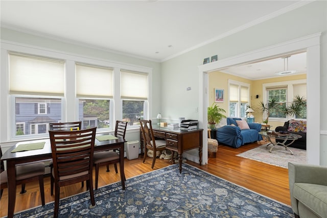179 Cole Ave Unit 2, Providence, RI 02906 - office area with wood finished floors and crown molding