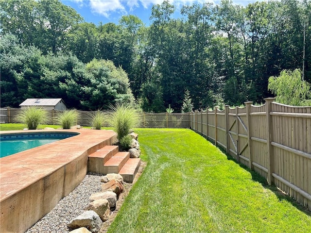 35 E Lantern Rd, Smithfield, RI 02917 - fenced backyard with a shed