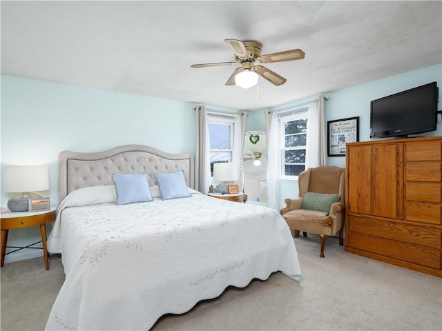 184 Vallette St, Cranston, RI 02920 - bedroom with carpet and ceiling fan