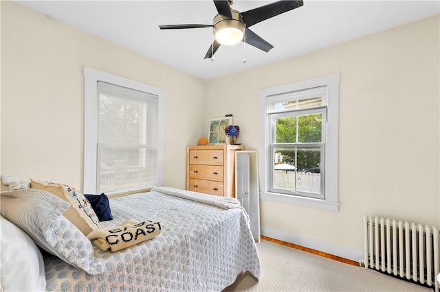 13 Dean Ave, Newport, RI 02840 - bedroom with radiator heating unit and ceiling fan
