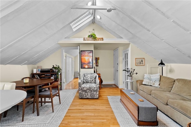 13 Dean Ave, Newport, RI 02840 - living area featuring lofted ceiling and light wood-style flooring